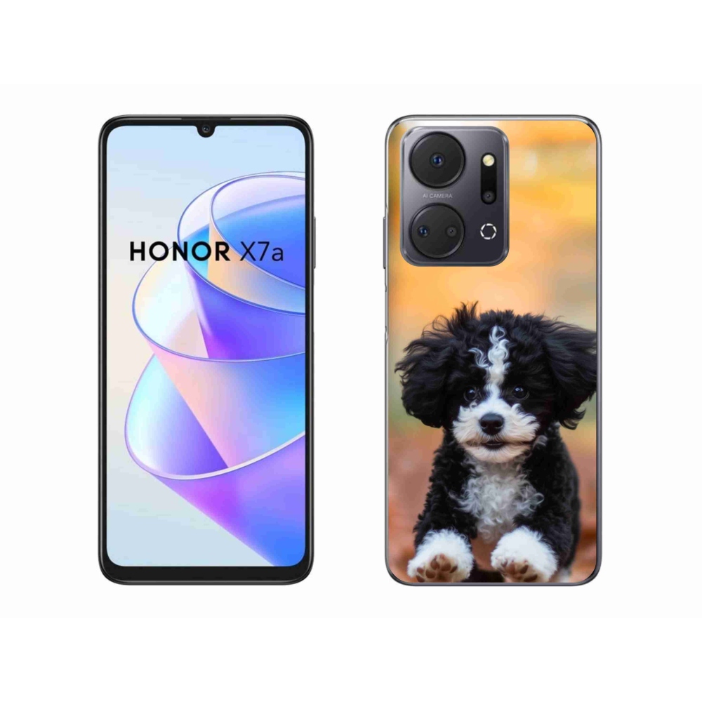 Gél borítás mmCase a Honor X7a számára - aranyos kiskutya 2