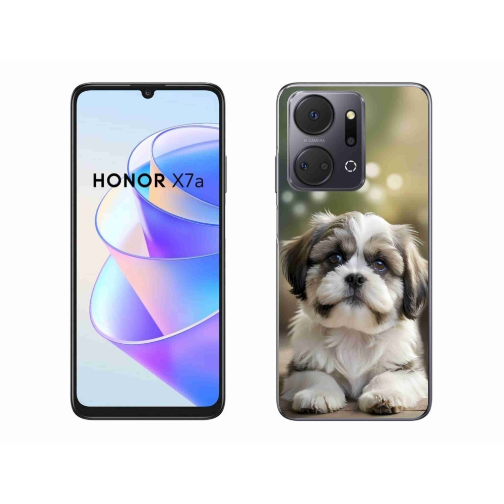 Gél borítás mmCase a Honor X7a számára - aranyos shih-tzu