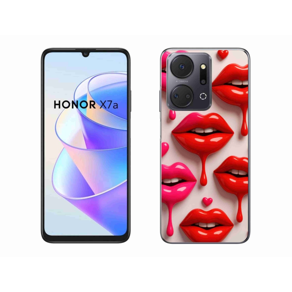 Zselés borítás mmCase a Honor X7a készülékhez - ajkak 2