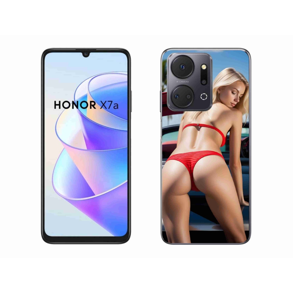 Gél borítás mmCase a Honor X7a számára - szexi nő 2