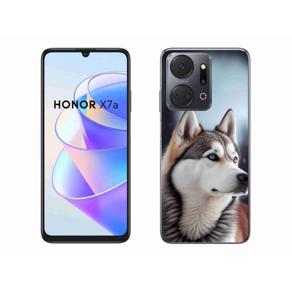 Zselés borítás mmCase a Honor X7a készülékhez - Siberian Husky