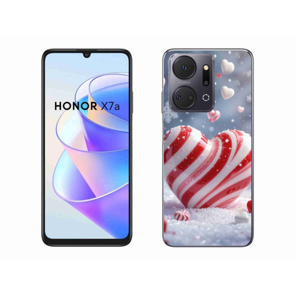 Gél borítás mmCase a Honor X7a számára - édes szív