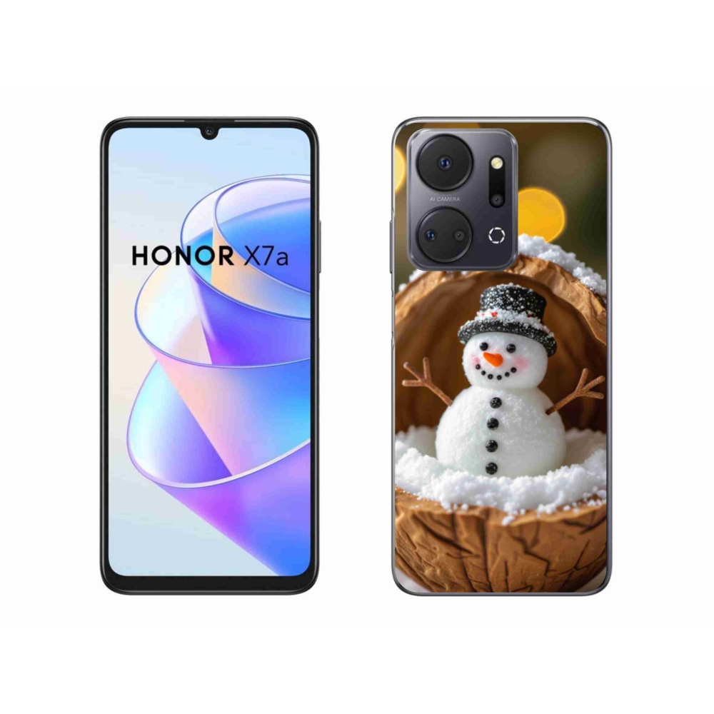 Gél borítás mmCase a Honor X7a készülékhez - hóember 4