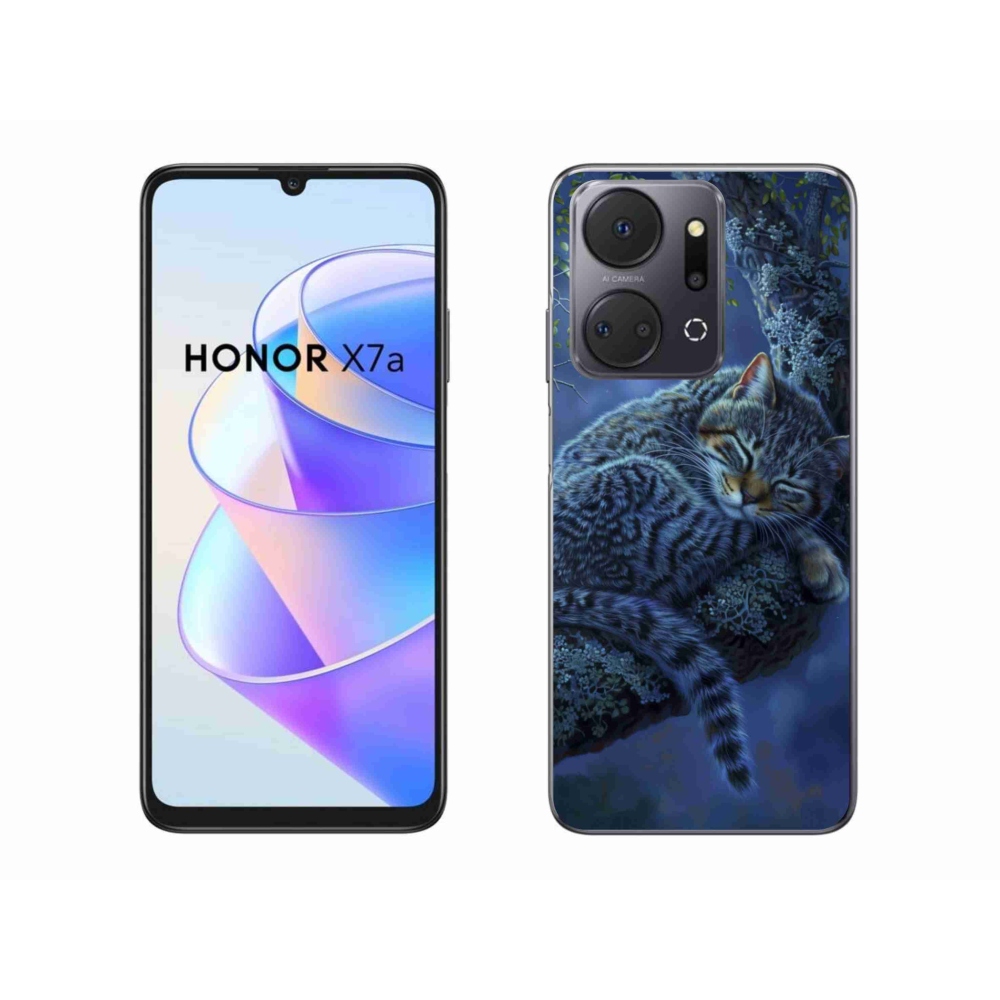 Gél borítás mmCase a Honor X7a készülékhez - alvó macska