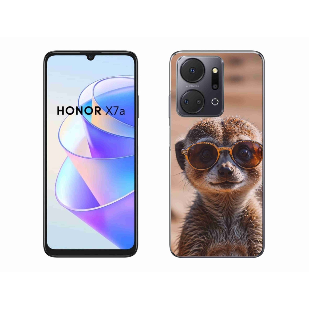 Gél borítás mmCase a Honor X7a számára - stílusos surikata