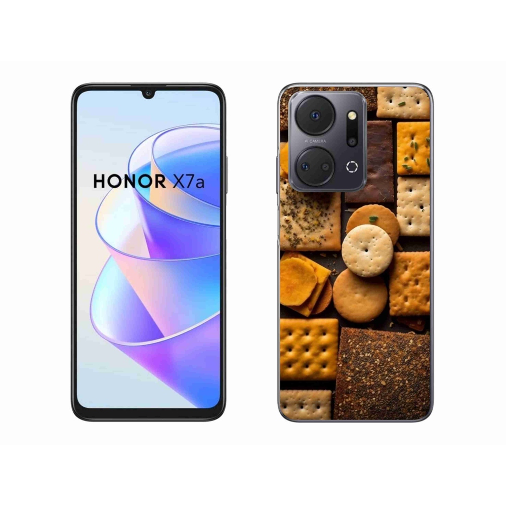Zselés borítás mmCase a Honor X7a készülékhez - kekszek