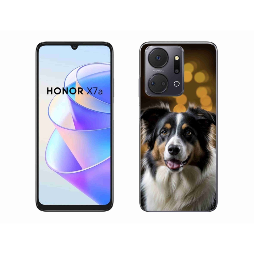 Gél borítás mmCase a Honor X7a készülékhez - mosolygós ausztrál juhászkutya