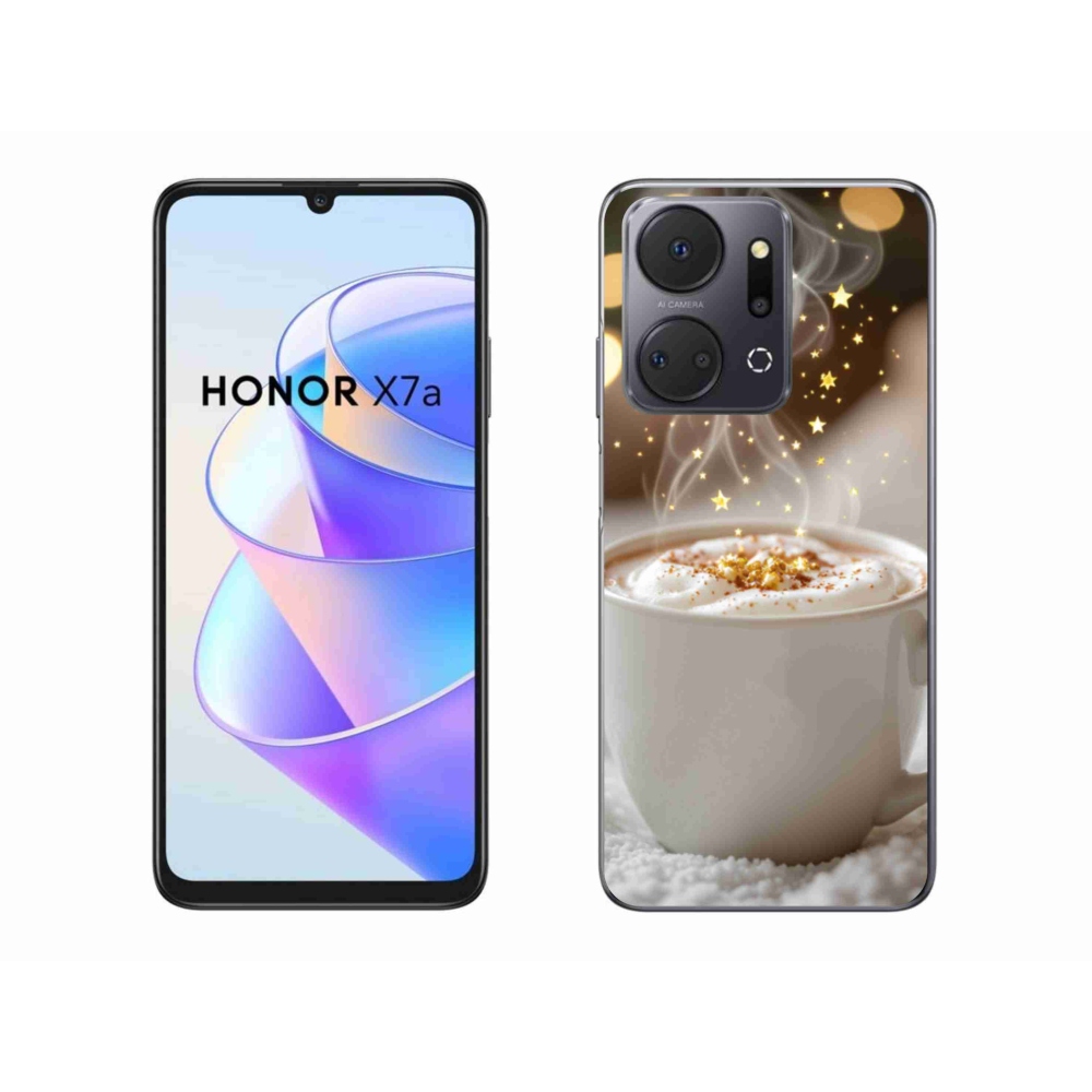 Gél borítás mmCase a Honor X7a számára - Karácsonyi forró ital