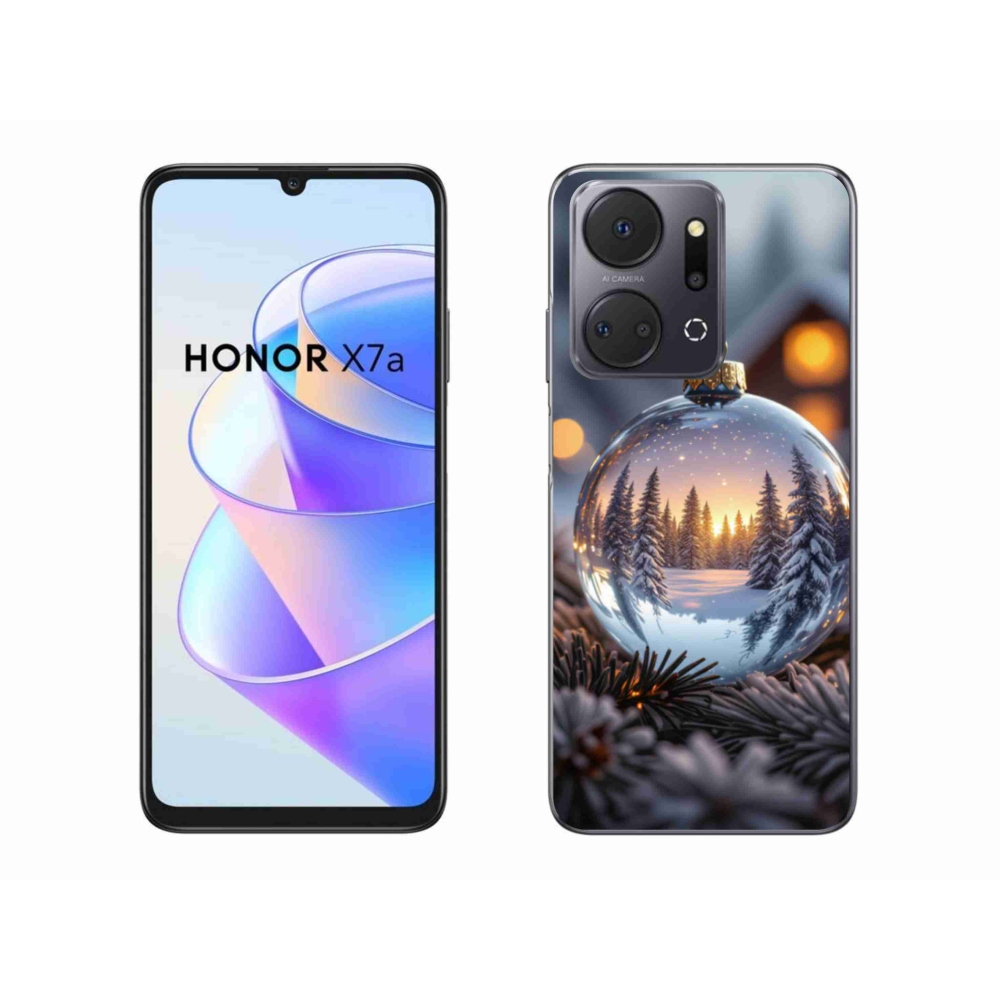 Gél borítás mmCase a Honor X7a számára - karácsonyi dekoráció