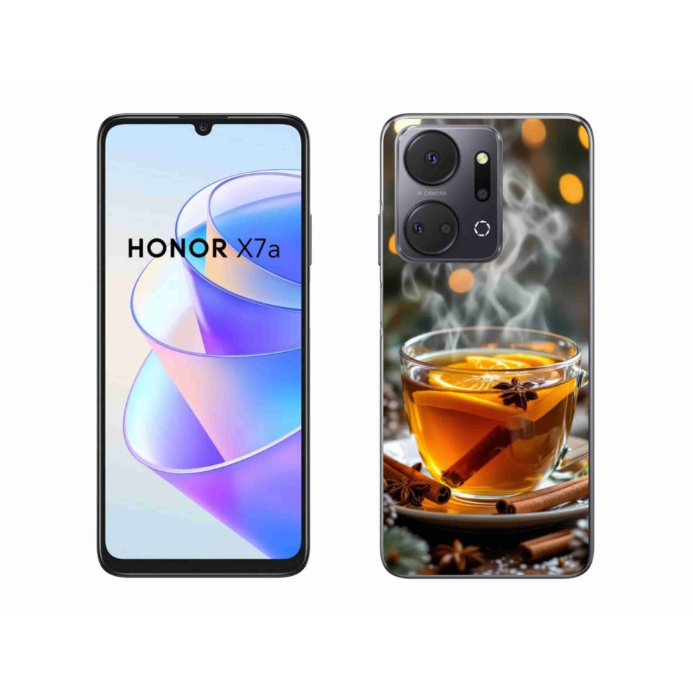 Gél borítás mmCase a Honor X7a számára - karácsonyi lyukasztás