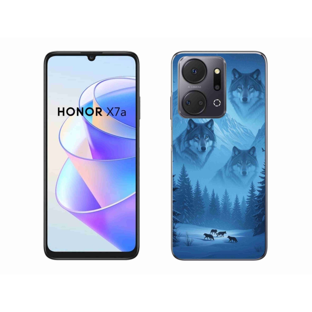 Zselés borítás mmCase a Honor X7a készülékhez - farkas csomag