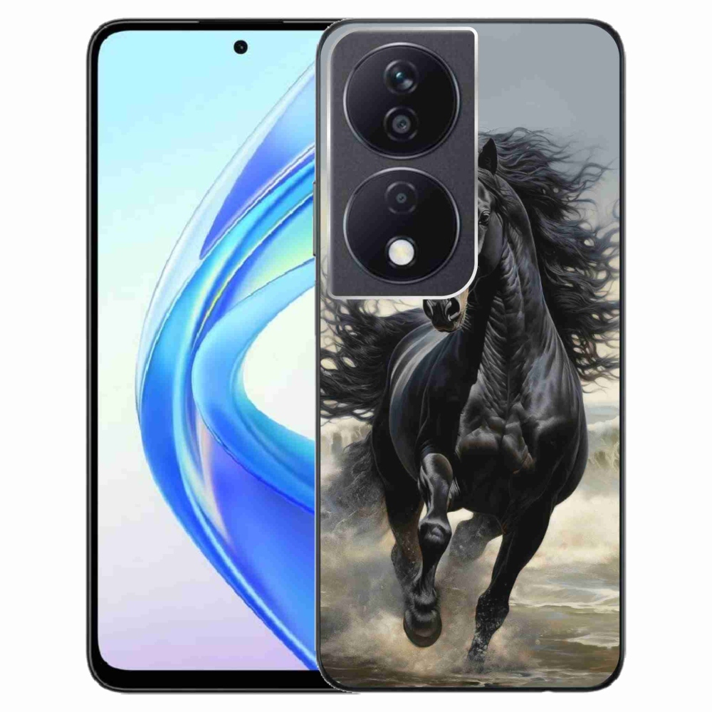 mmCase géltok az Honor X7b-hez – fekete ló fut