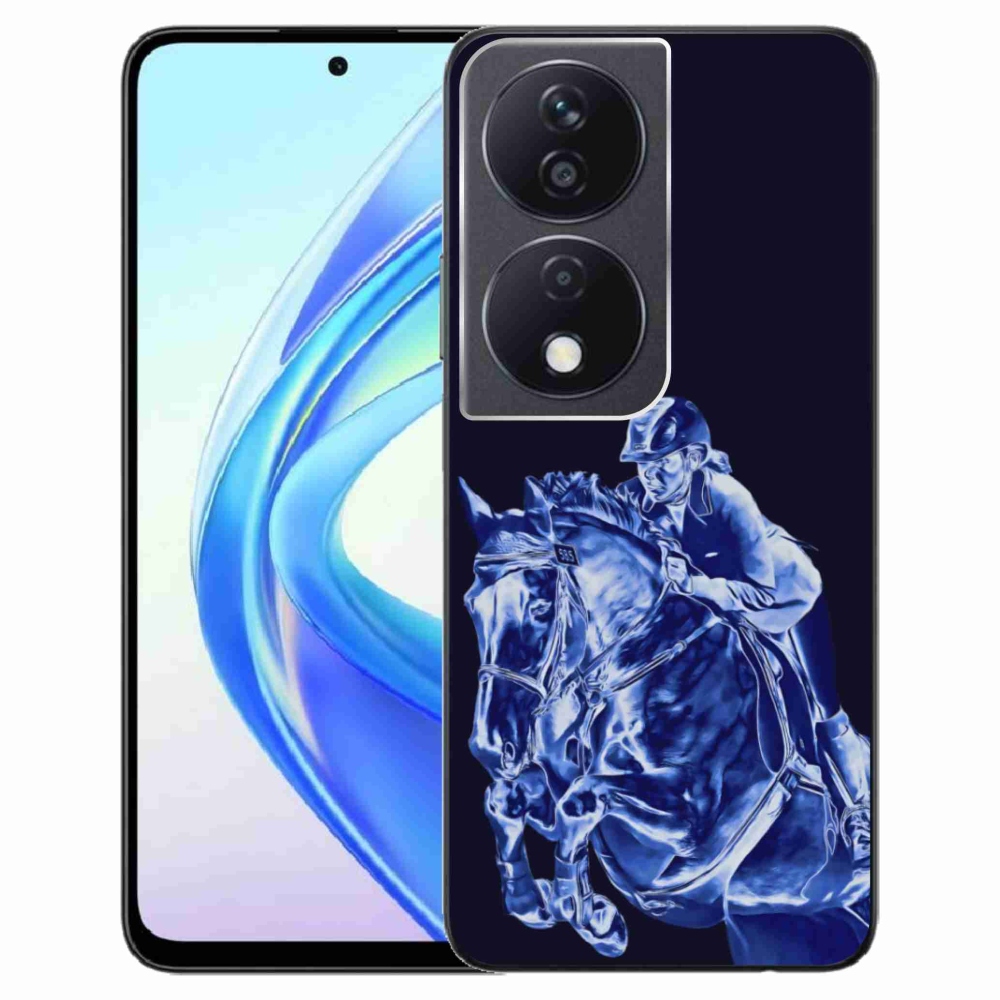 Zselés borítás mmCase a Honor X7b számára - versenyló