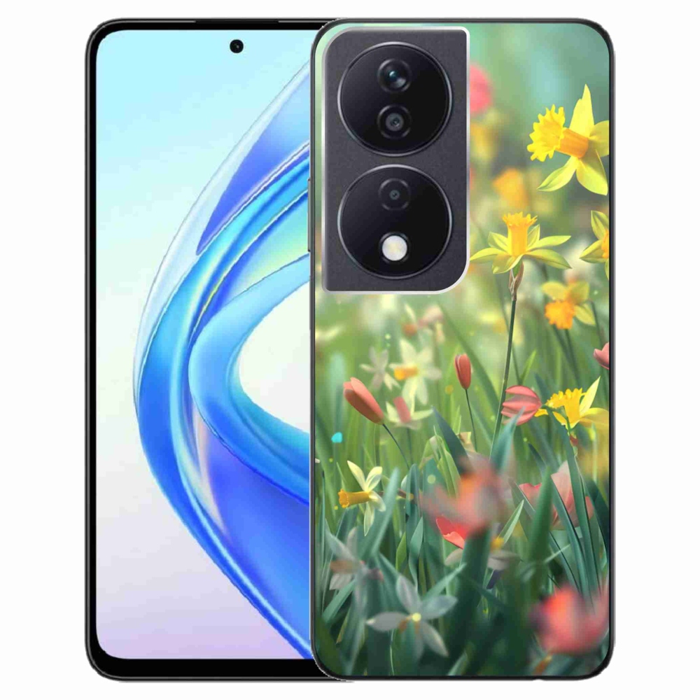 Gél borító mmCase a Honor X7b készülékhez - tavaszi virágok