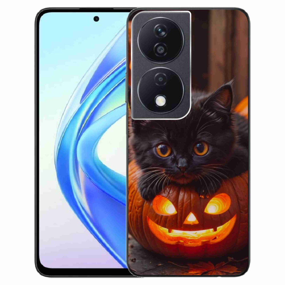 Zselés borítás mmCase a Honor X7b készülékhez - cica és tök