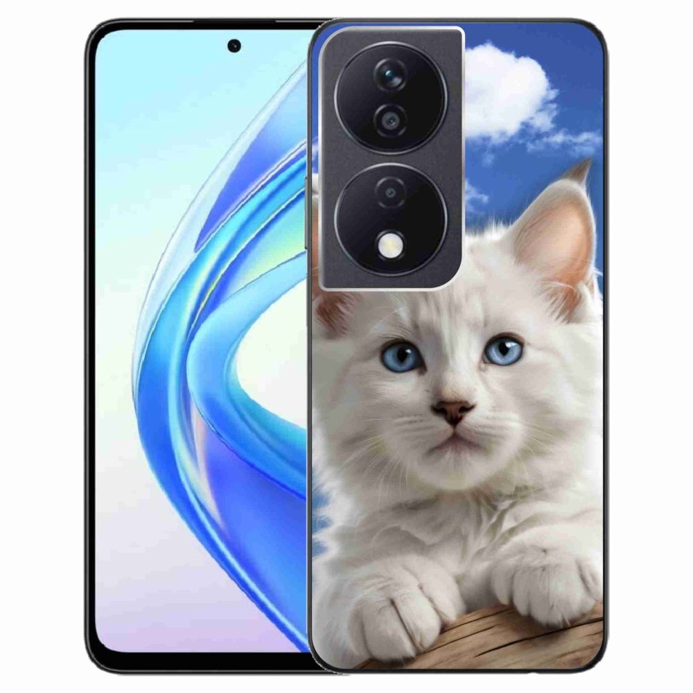 mmCase gél tok az Honor X7b-hez – cica és felhők