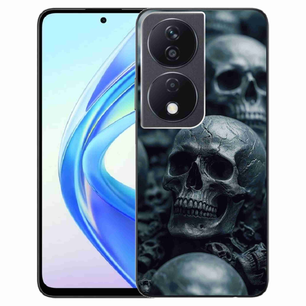 Zselés borítás mmCase a Honor X7b készülékhez - koponya 2