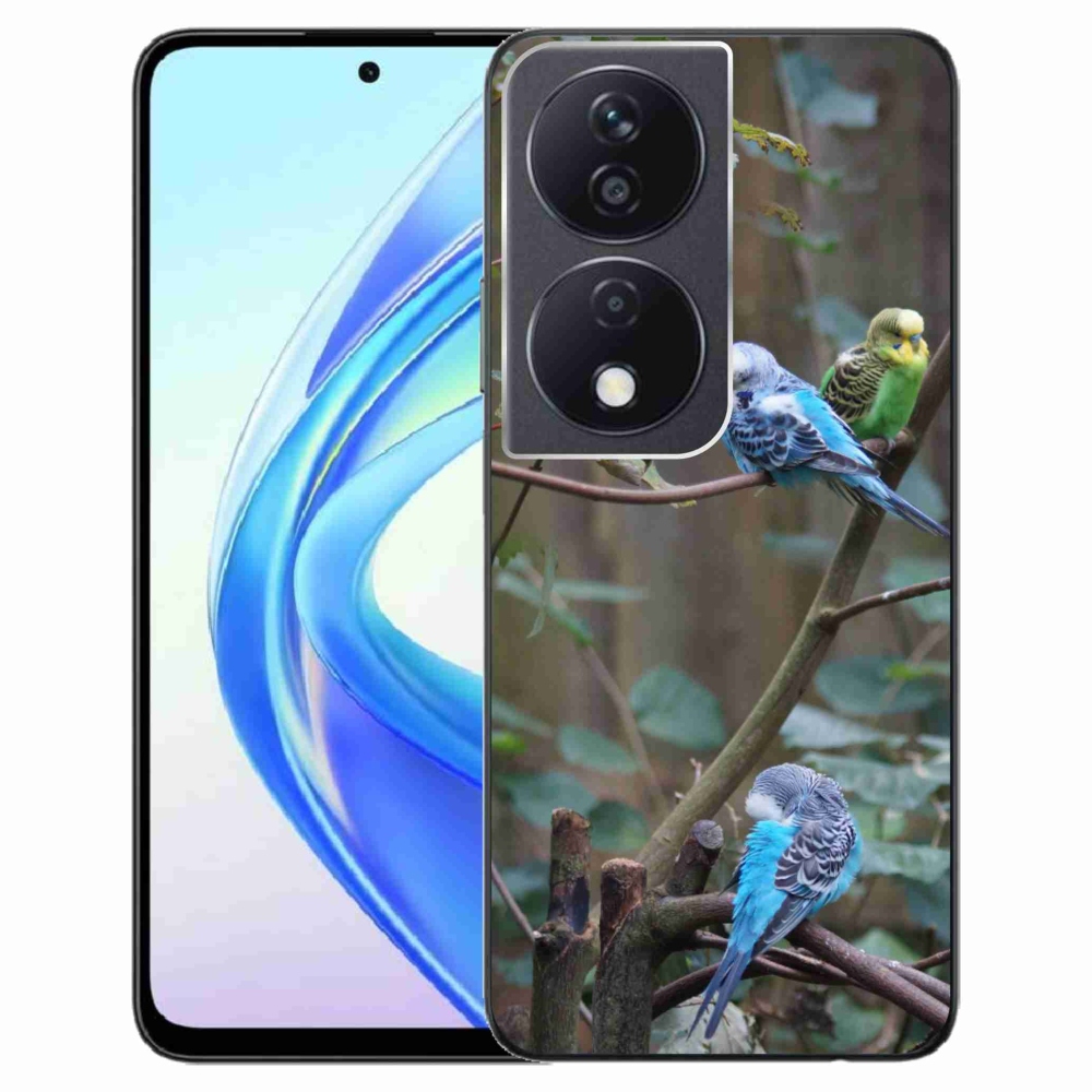 mmCase gél tok az Honor X7b-hez – papagájok az ágon