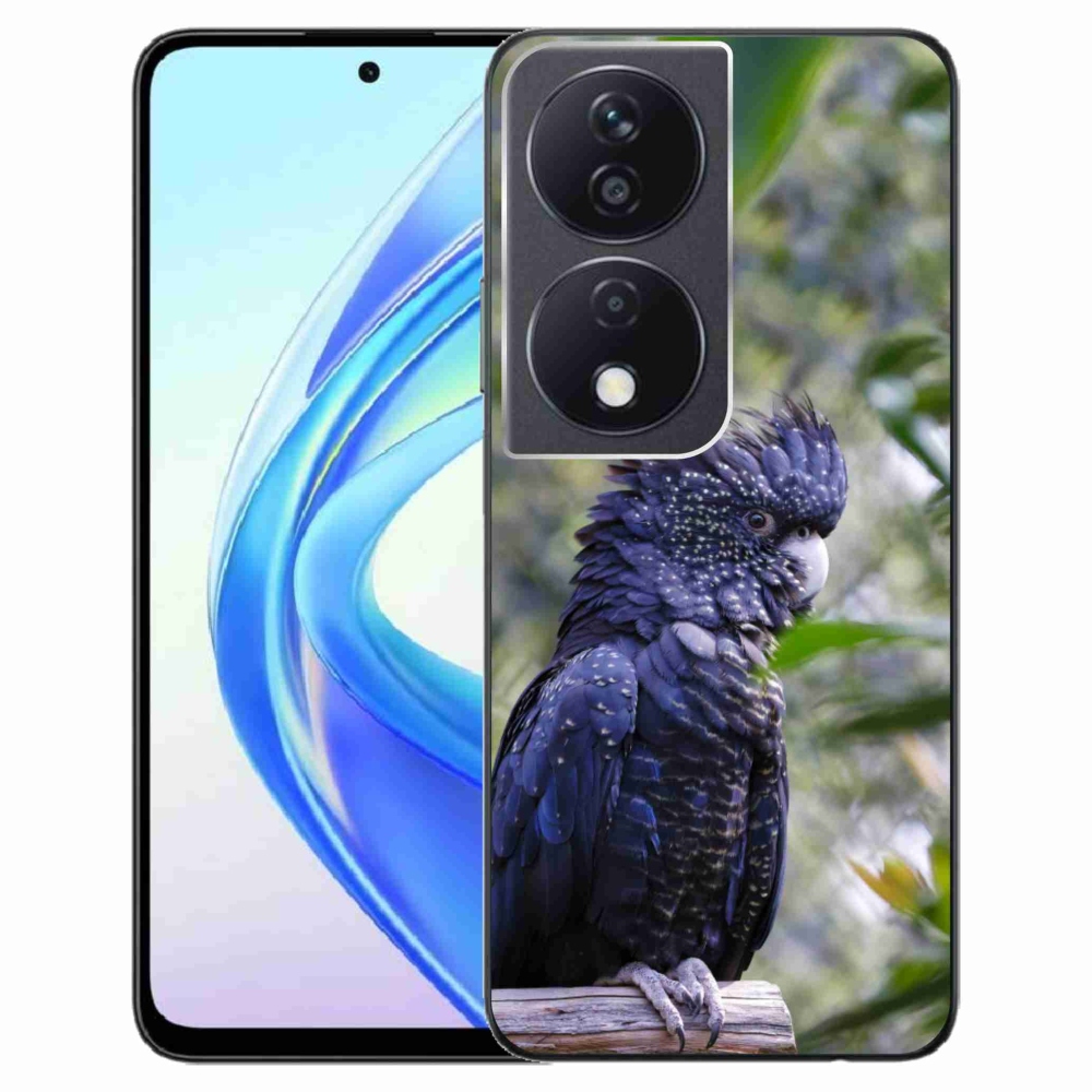 mmCase gél tok az Honor X7b-hez – fekete kakadu papagáj