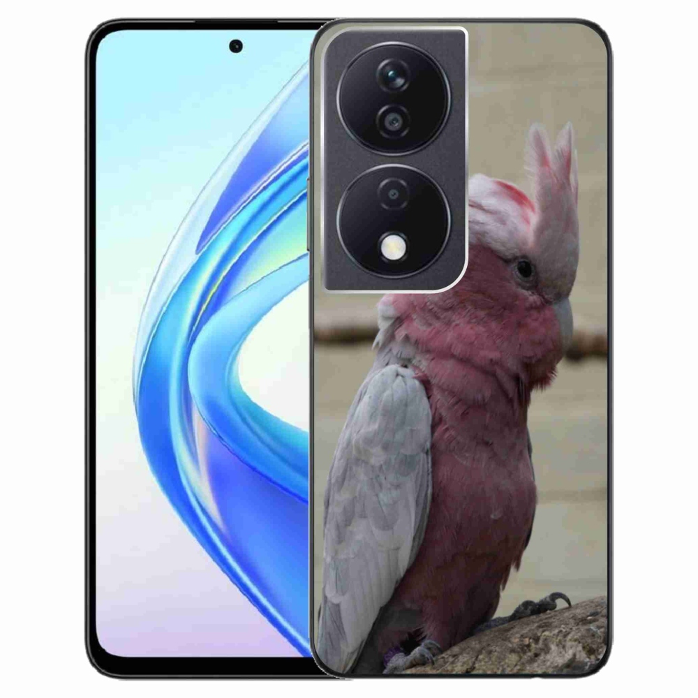 Gél borítás mmCase a Honor X7b készülékhez - papagáj kakadu rózsaszínű