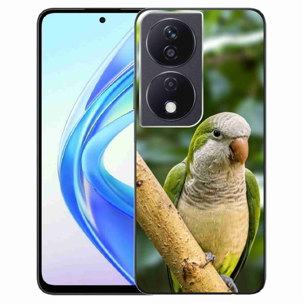 Zselés borítás mmCase a Honor X7b készülékhez - papagáj