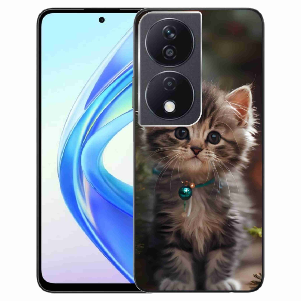 mmCase gél tok az Honor X7b-hez – aranyos cica 11
