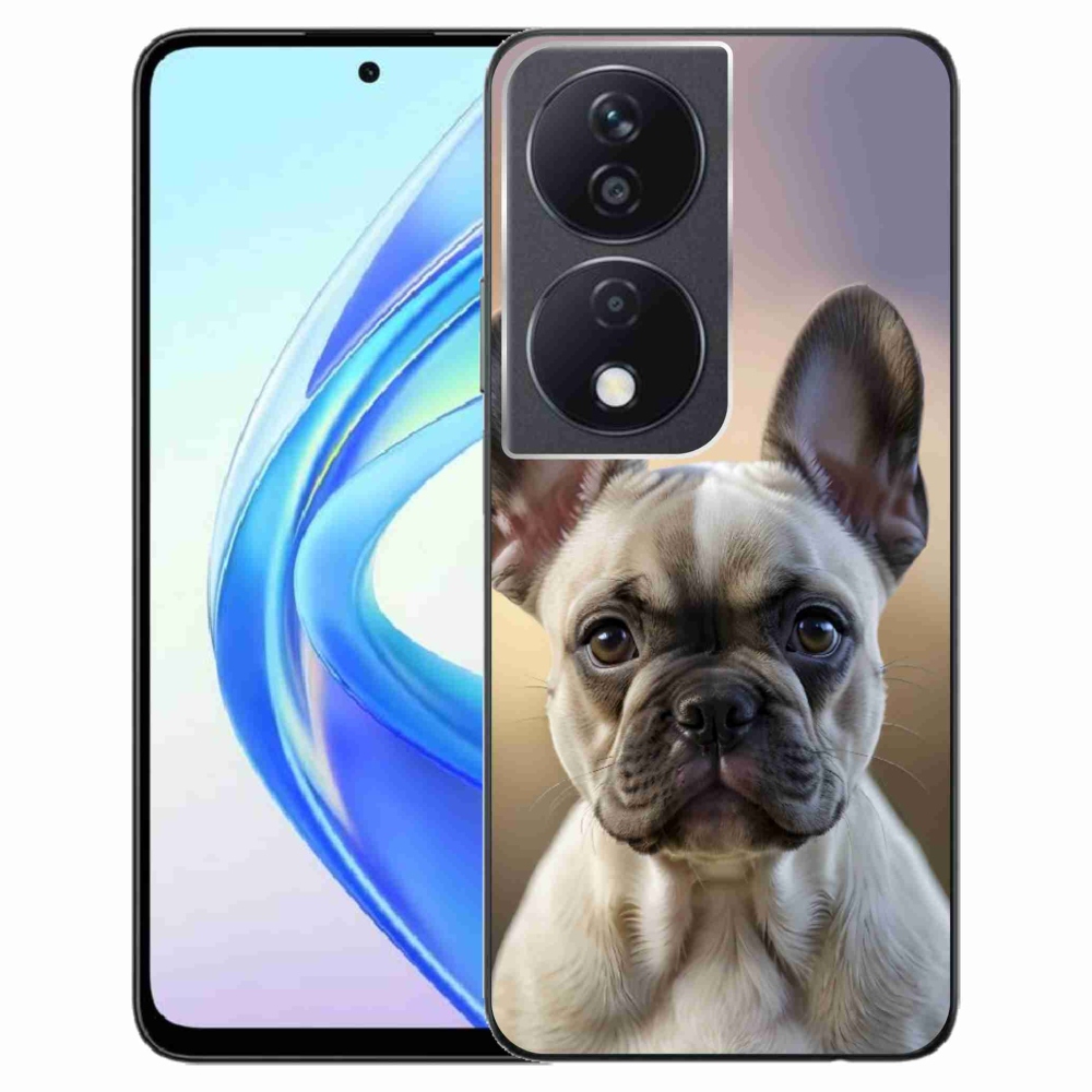 mmCase gél tok az Honor X7b-hez – aranyos francia buldog