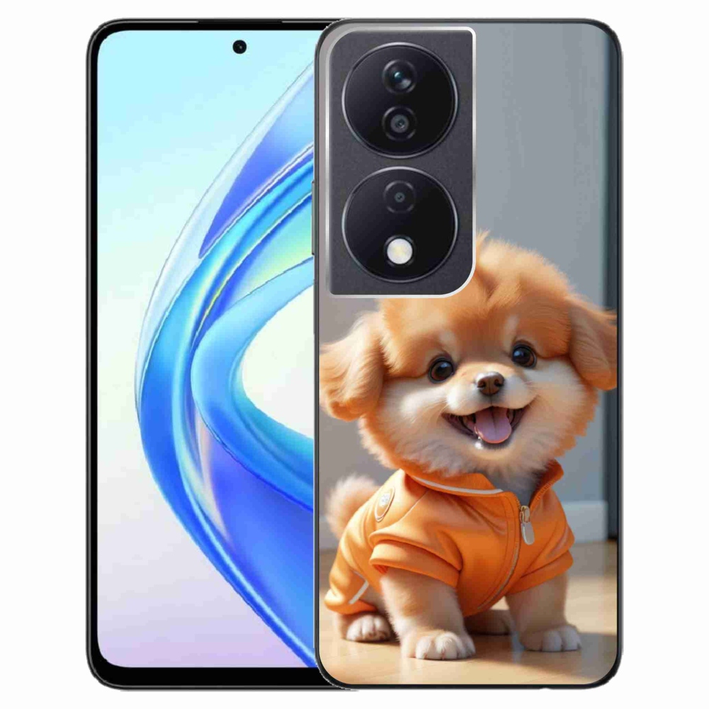 mmCase gél tok az Honor X7b-hez – aranyos pomerániai pulóverben