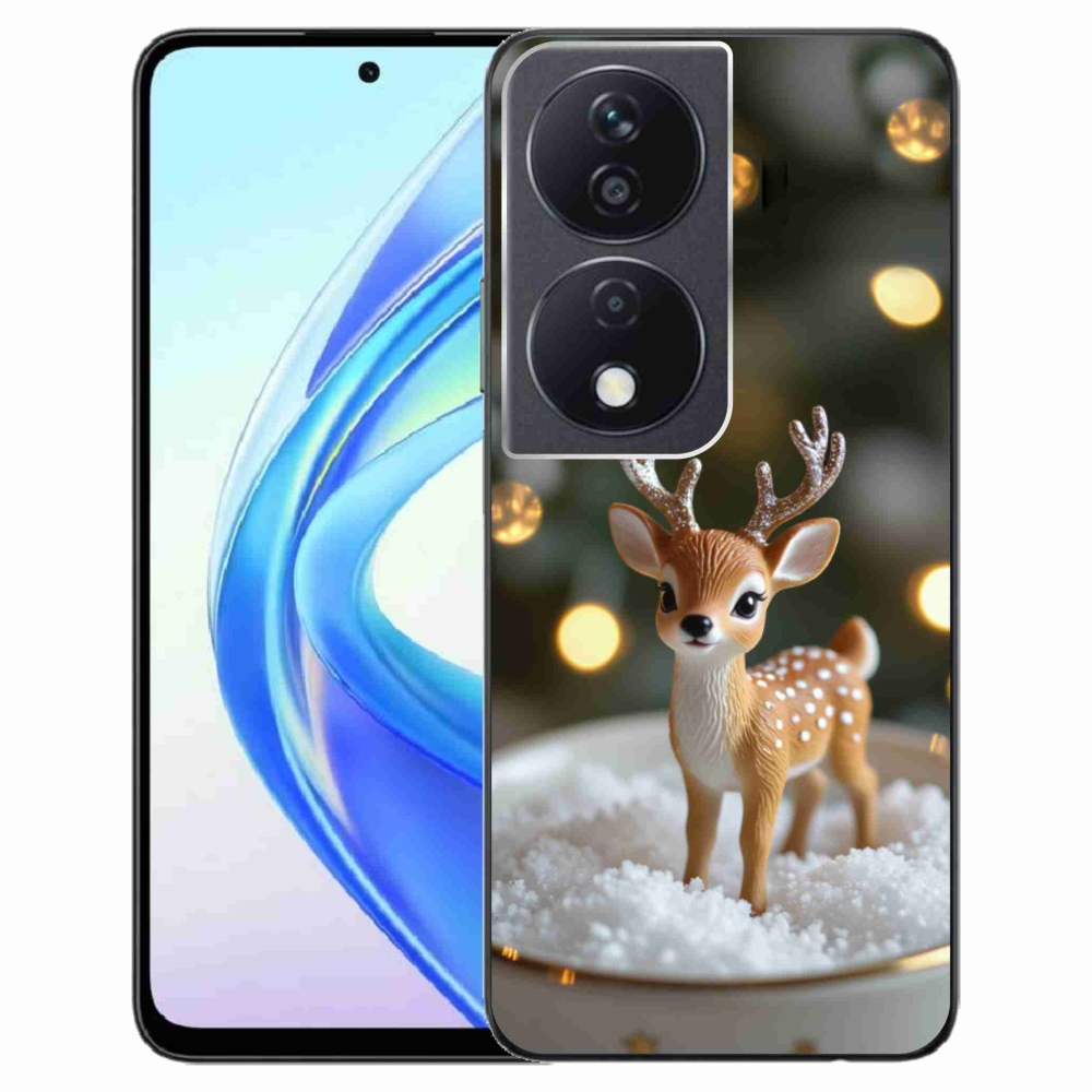 mmCase gél tok az Honor X7b-hez – aranyos karácsonyi szarvas