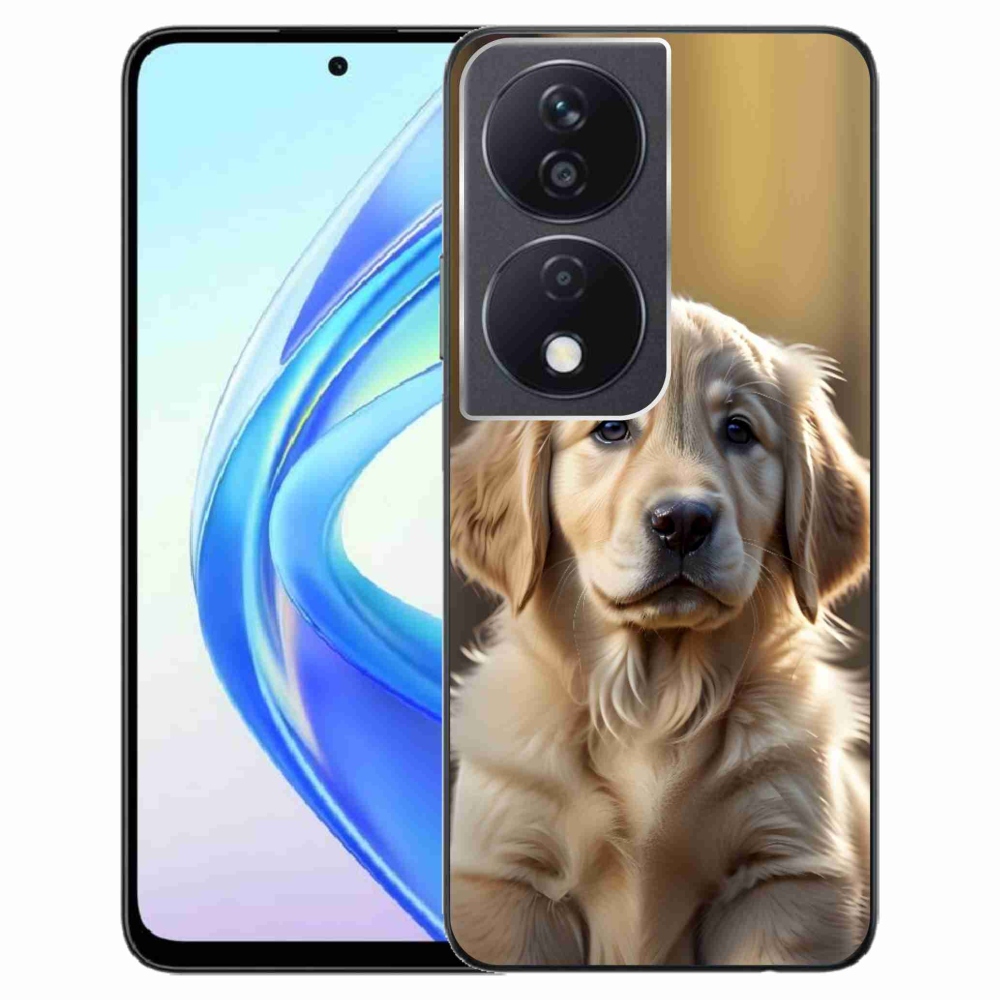 mmCase gél tok az Honor X7b-hez – aranyos arany retriever