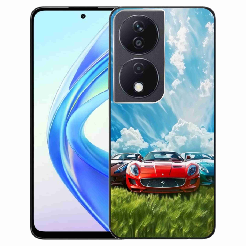 Zselés borítás mmCase a Honor X7b számára - sportkocsikhoz