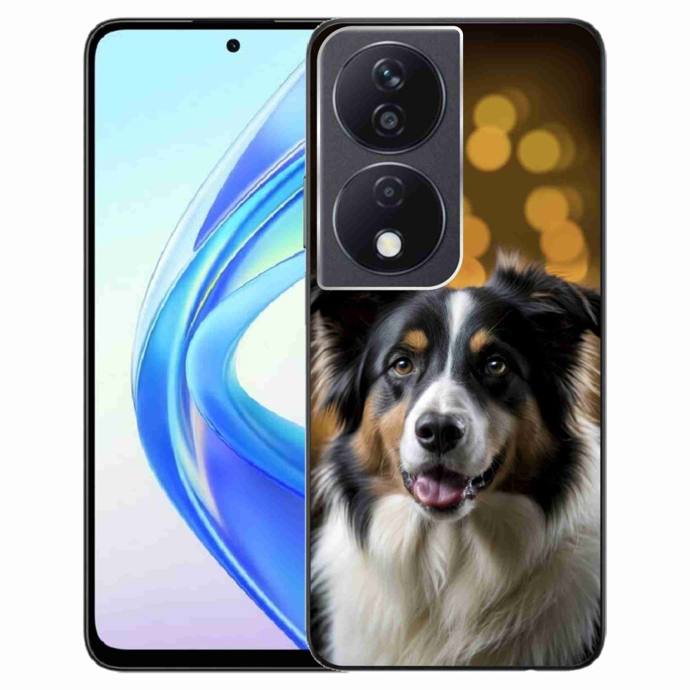 mmCase gél tok az Honor X7b-hez – mosolygós ausztrál juhászkutya