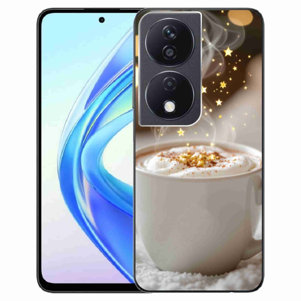 Gél borítás mmCase a Honor X7b számára - Karácsonyi forró ital