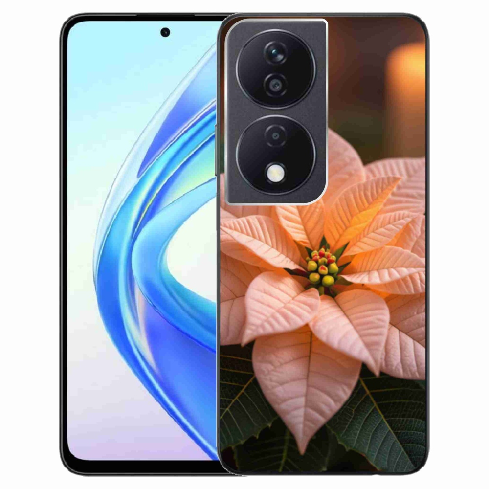 Zselés borítás mmCase a Honor X7b készülékhez - mikulásvirág