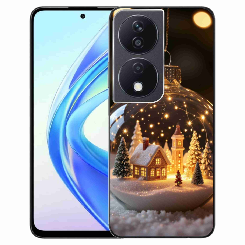 Gél borítás mmCase a Honor X7b számára - Karácsonyi golyók 3