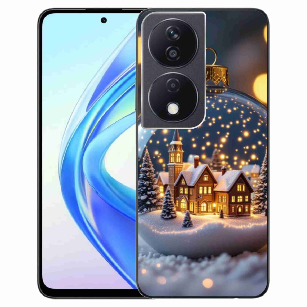 Gél borítás mmCase a Honor X7b számára - Karácsonyi golyók 4