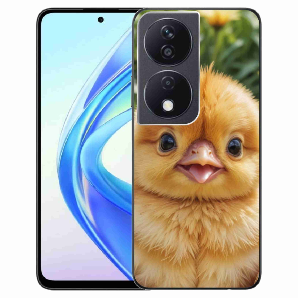 Gél borító mmCase a Honor X7b számára - boldog csaj