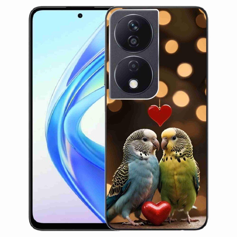 mmCase géltok az Honor X7b-hez – szerelmes papagájok