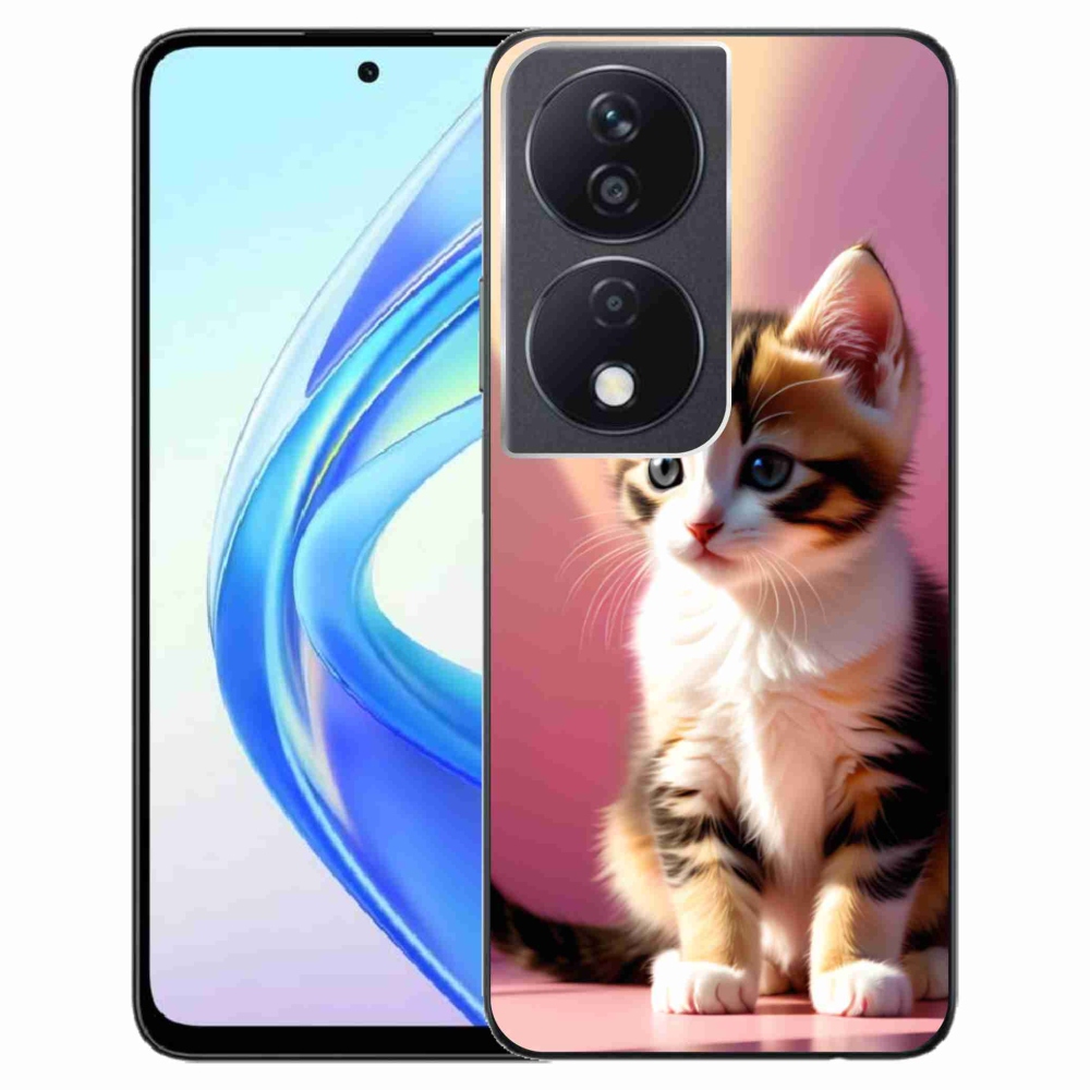 Gél borítás mmCase a Honor X7b készülékhez - kíváncsi cica 2