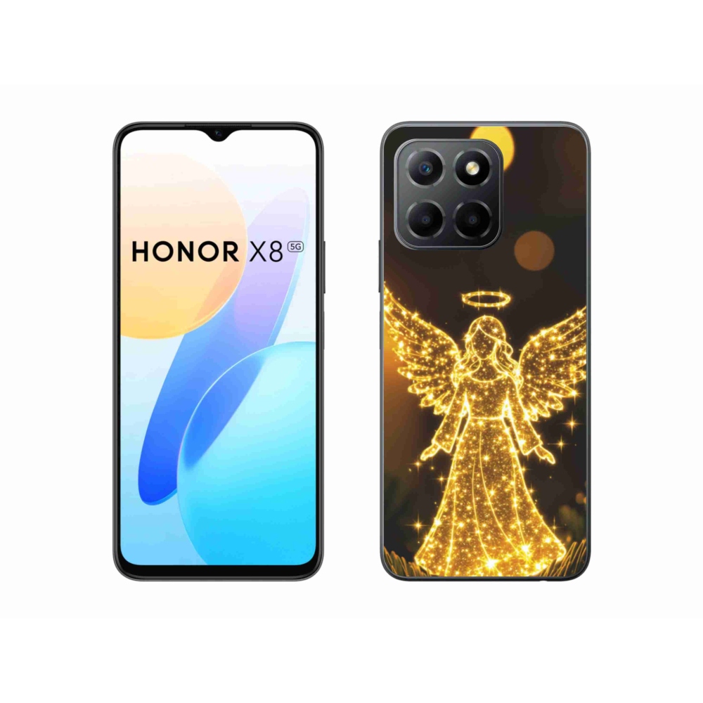 Zselés borítás mmCase a Honor X8 5G/Honor 70 Lite 5G számára - angyalka
