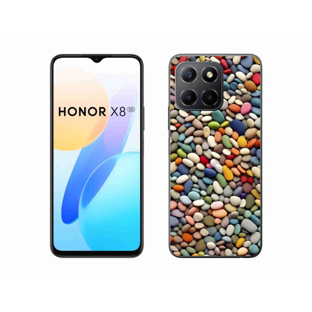 Zselés borítás mmCase a Honor X8 5G/Honor 70 Lite 5G készülékhez - színes strasszkövek 2