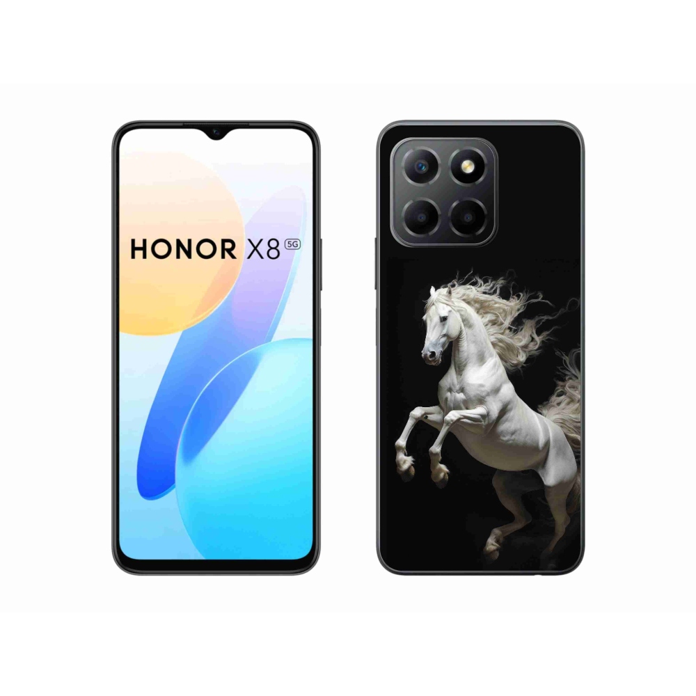 Gél borítás mmCase a Honor X8 5G/Honor 70 Lite 5G számára - White Horse 4