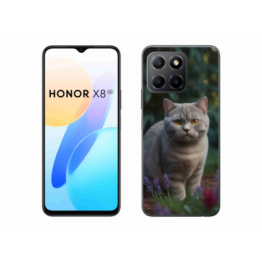 Zselés borítás mmCase a Honor X8 5G/Honor 70 Lite 5G készülékhez - brit macska