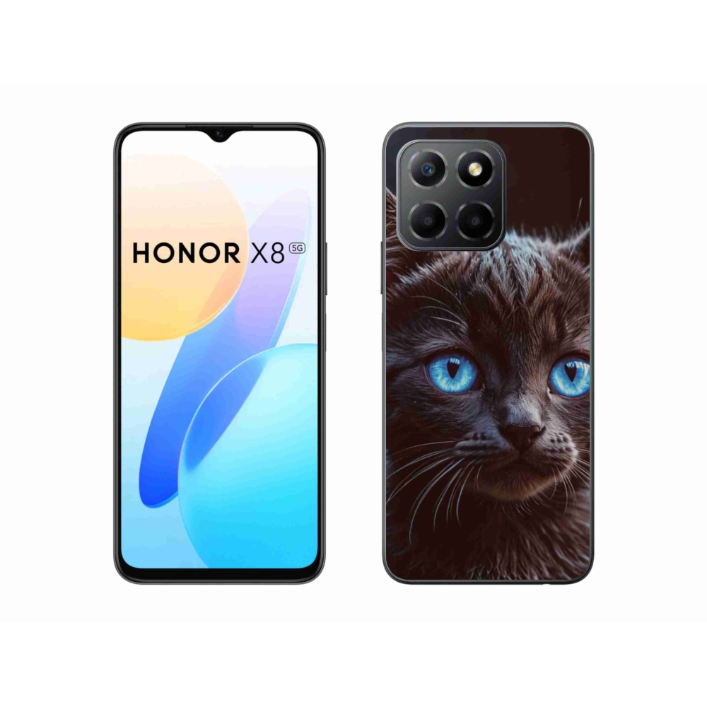 Gél borítás mmCase a Honor X8 5G/Honor 70 Lite 5G számára - Fekete Babe 2