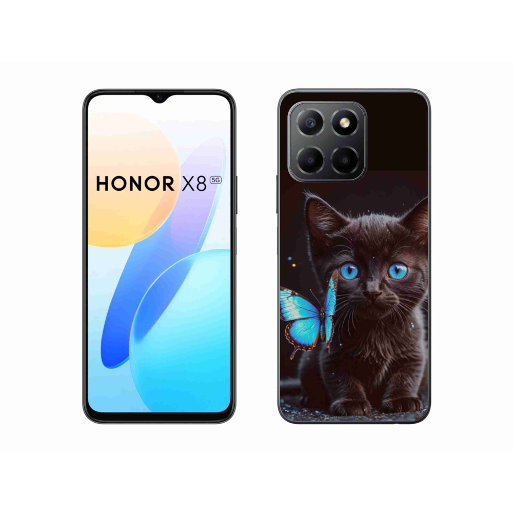 Gél borítás mmCase a Honor X8 5G/Honor 70 Lite 5G számára - Fekete Babe 3