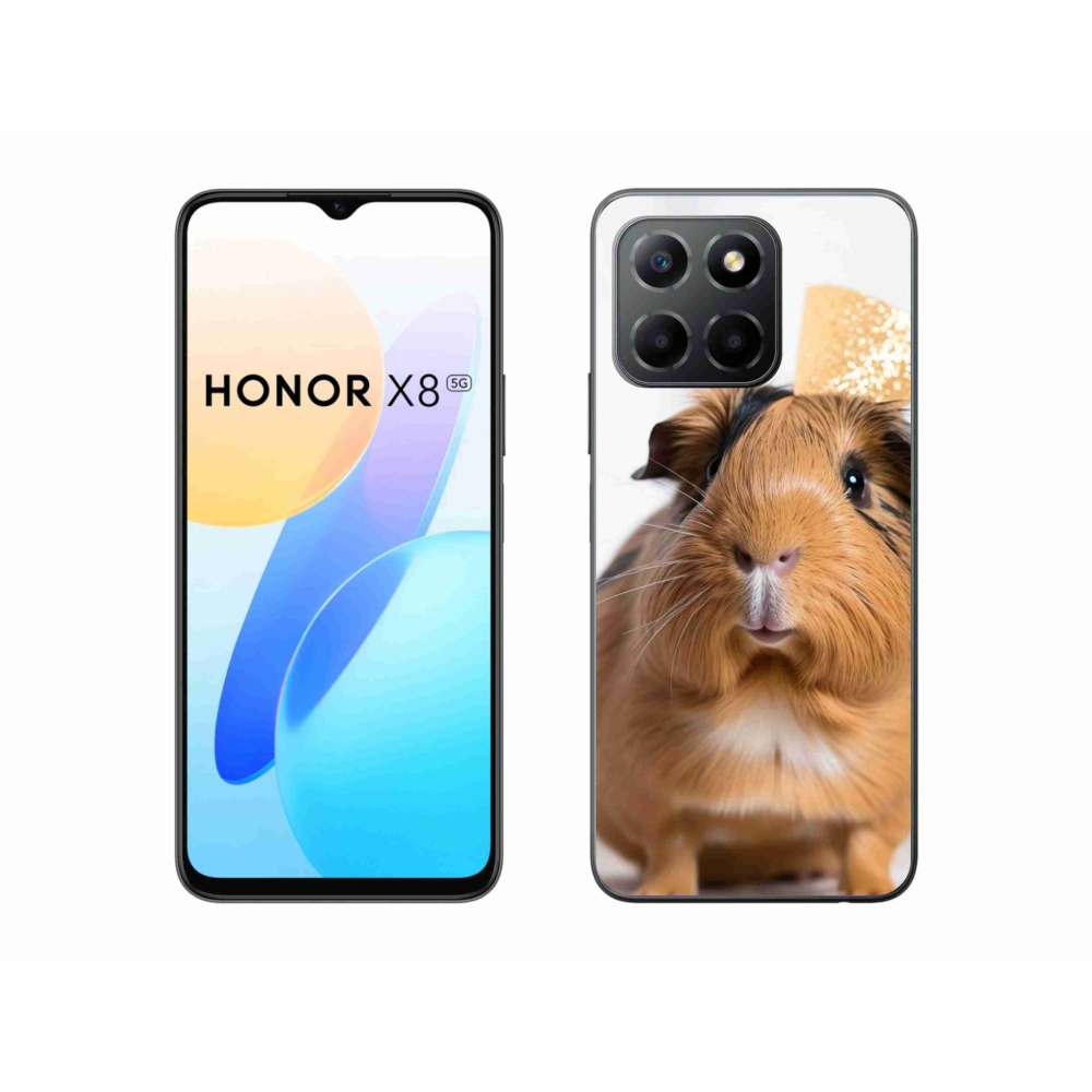 Zselés borítás mmCase a Honor X8 5G/Honor 70 Lite 5G készülékhez - barna tengerimalac
