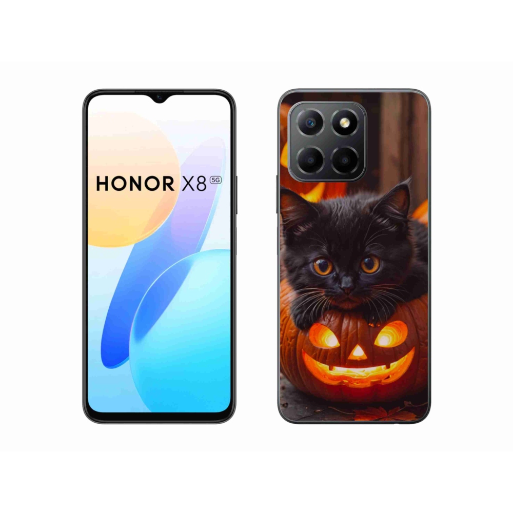 Zselés borítás mmCase a Honor X8 5G/Honor 70 Lite 5G készülékhez - cica és tök