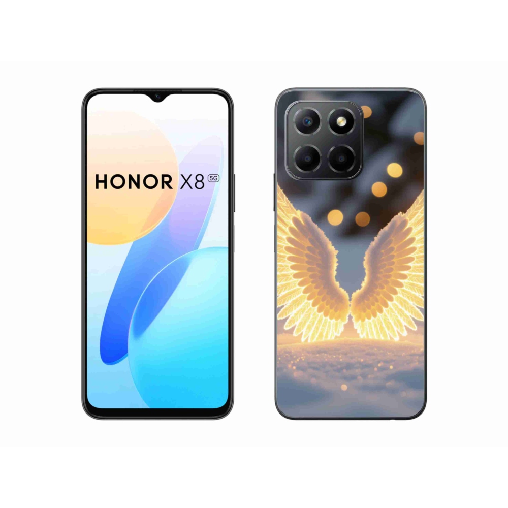 Zselés borítás mmCase a Honor X8 5G/Honor 70 Lite 5G számára - szárnyak