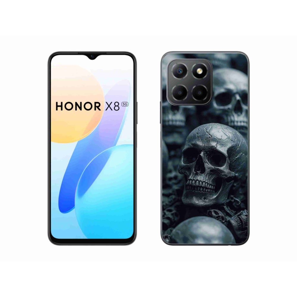 Gél borítás mmCase a Honor X8 5G/Honor 70 Lite 5G számára - Skull 2