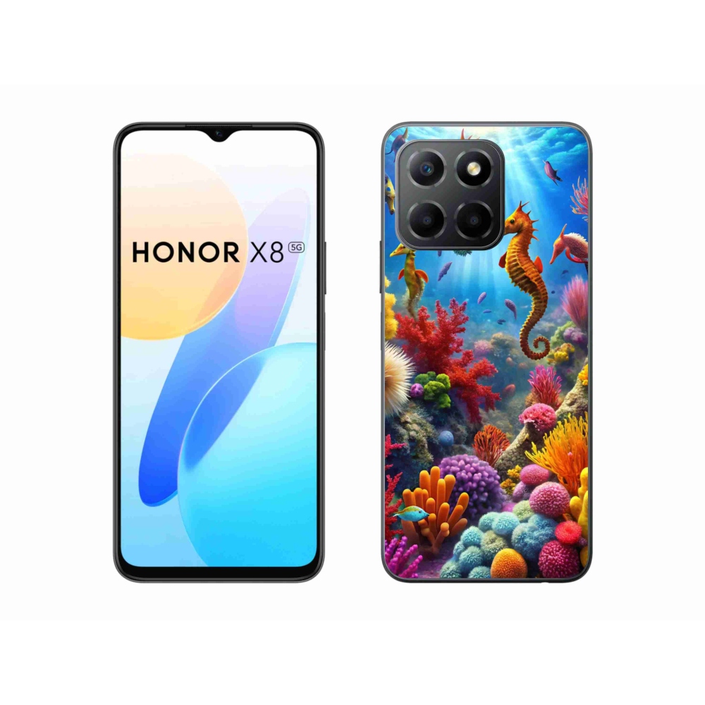 Gél borítás mmCase a Honor X8 5G/Honor 70 Lite 5G számára - Sea World 3
